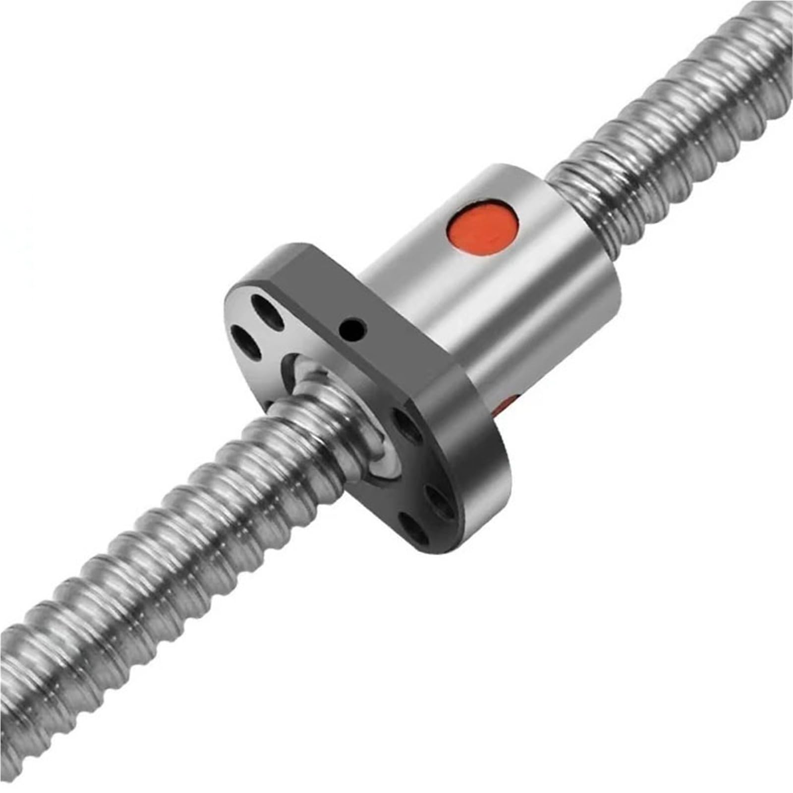 SFU1204 C7 laminowana śruba kulowa z nakrętką kulową 22 mm, średnica zewnętrzna 12 mm, skok 4 mm, koniec BK10 BF10, krok obrobiony prawy gwint (600 mm)