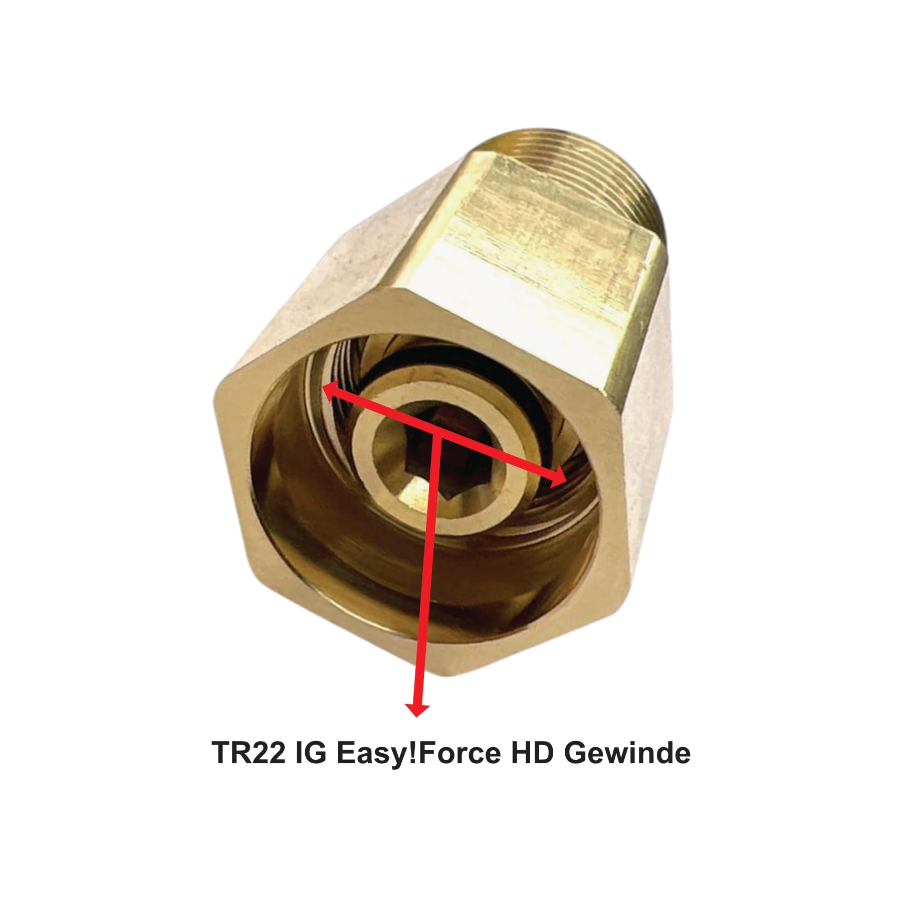Adaptateur tel que Easy!Lock TR22 à M22 x 1,5 EF pour accessoires haute pression Kärcher