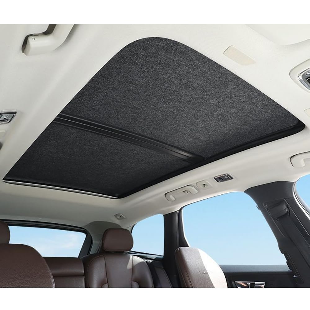 Sonnenblende Schiebedach für VW Tiguan 5N 2010-2017 2016, Auto Sonnenschutz Vorhang, Hitzeschutz und Sichtschutz für Panorama Dach,Black