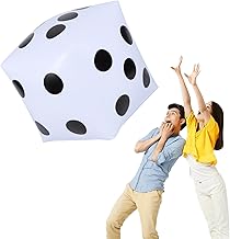 20 Inch Jumbo Inflatable Dice,Outdoor Fun Giant Inflatable for Indoor and Outdoor Broad Game, Ludo and Pool Party