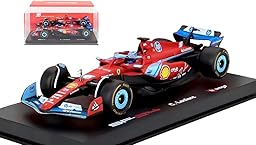 OPO 10 - Auto di Formula 1 Compatibile con Charles Leclerc Ferrari SF-24#16 3rd Miami GP 2024 Scala 1/43 Bburago 36843L1