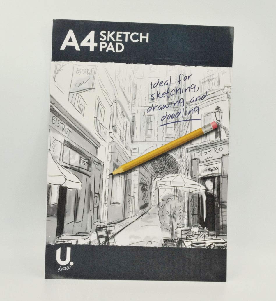 A4 SKETCH PAD WHITE PAPER ARTIST CRAFT DOODLING SKETCHING DRAWING ART BOOK UK