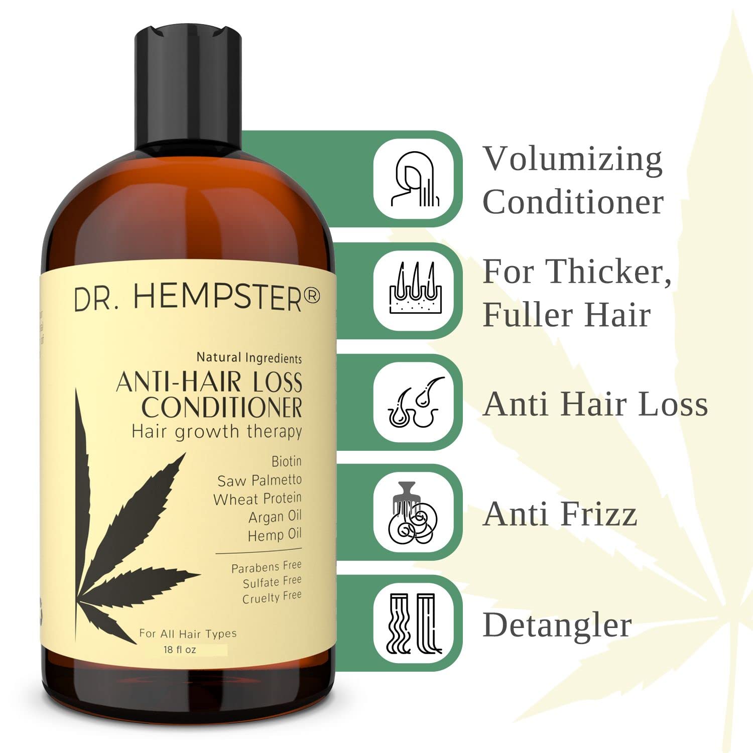 Dr Hempster Hair Growth Conditioner with Biotin and Hemp