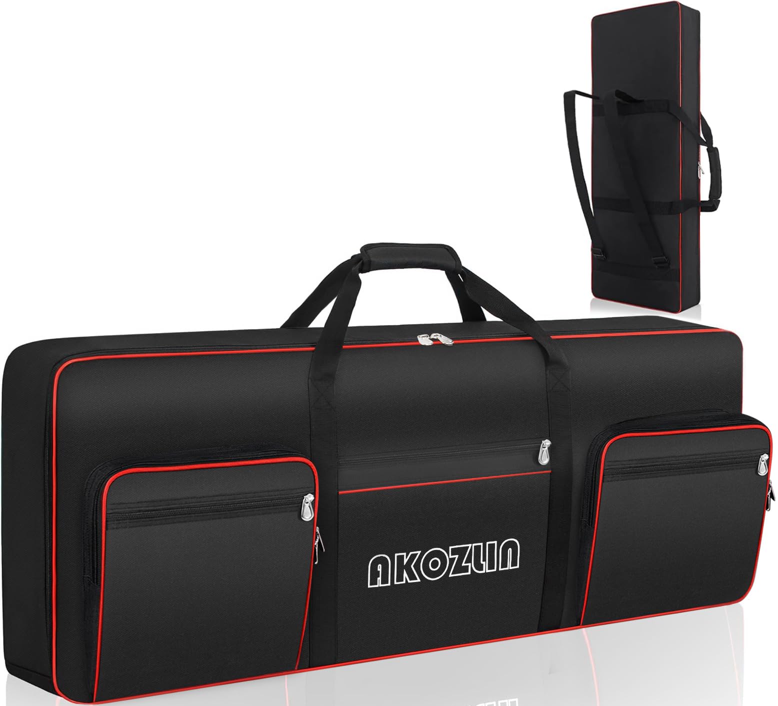 Amazon.com: AKOZLIN 61 Key Keyboard Case, Padded Piano Bag with