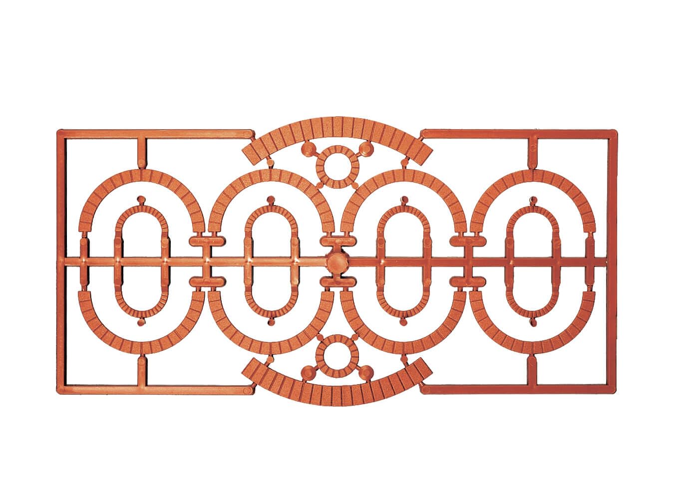 Arches de fenêtres Ratio 521 pour réussir vos bâtiments d'usine en briques rouges