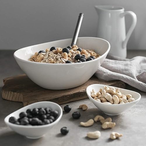Miniatura 9 de DOWAN Paquete de cuencos de cereales de 16 onzas y cuencos de ensalada de 36 onzas