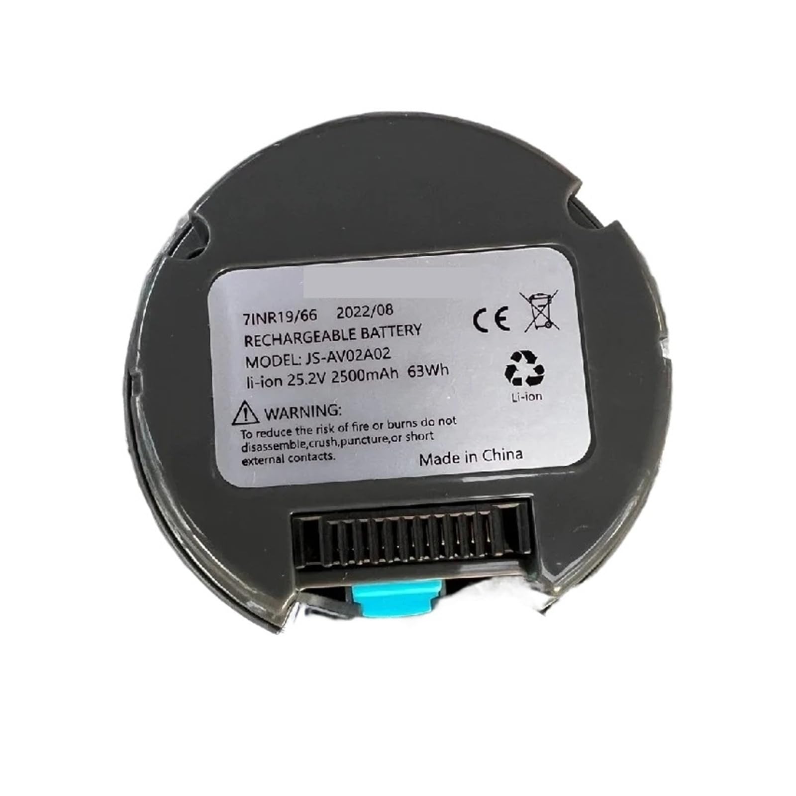 Batteria Per Aspirapolvere JASHEN 2500mAh 25.2V - Ricambio JS-AV02A02