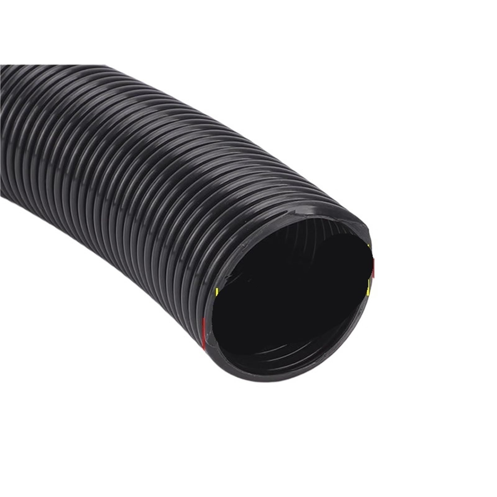 Hose Inner 40mm Outer 48mm Extension Connector Two-Way Vacuum Cleaner Accessories(Black 40mmx 2m)