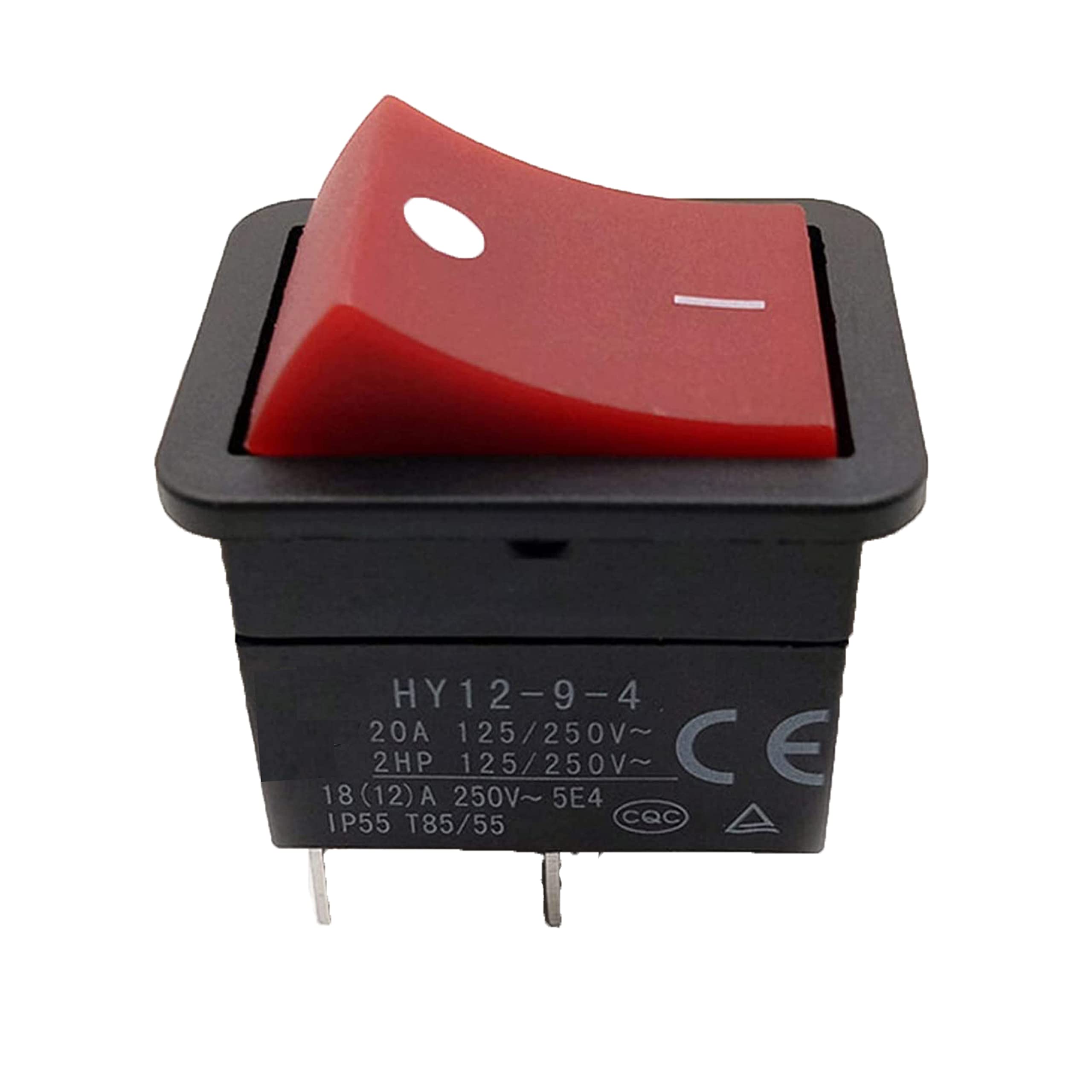 T85HY12-9-4 4 Pins On Off Rocker Switch Push Button for Household and ...