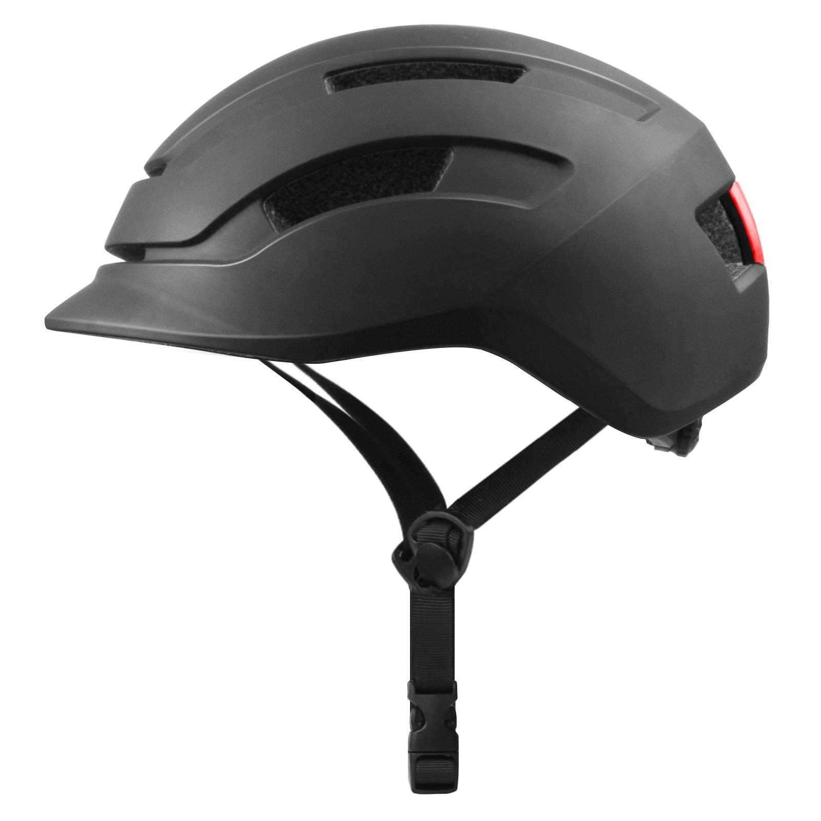 YUFU Adult Bike Helmet Skateboard Helmet Cycling Helmet for Women Men Adjustable Bicycle Helmet with Rear Light Lightweight Ventilated Breathable Urban Commuter Helmet