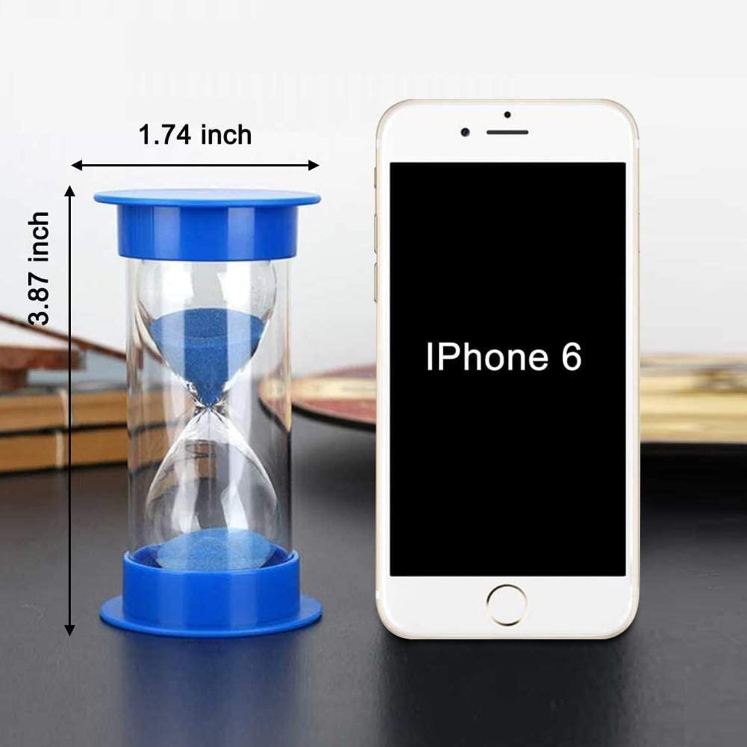 JIEHET 60 Minutes Hourglass Sand Timer, Dual Protection Hour Glass with Sand - Image 3