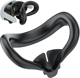 MQ3 フェイスカバー・光漏れ防止・肌に優しいソフトシリコン・防汗・mq3専用設計・TanReginal メタクエスト3 用 アクセサリー(センサーを覆わない・洗える ・外れにくい)