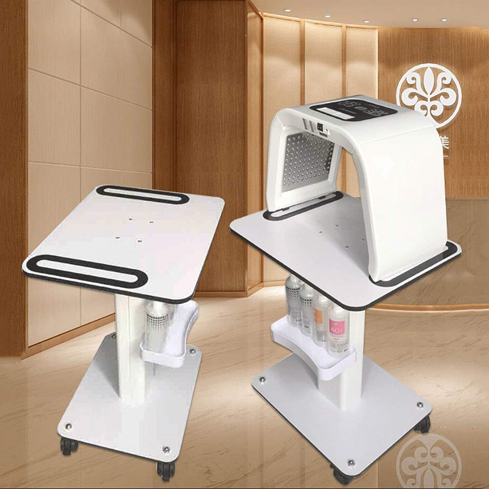 Carrello per Porte Di Carrello da Porto Mobile Carrello da Servizio Di Carrello Di Bellezza Bianca Carrello Rotolare con Vassoio Di Stoccaggio, Carrello Di Utilità Multiuso Commerciale Del Tatu