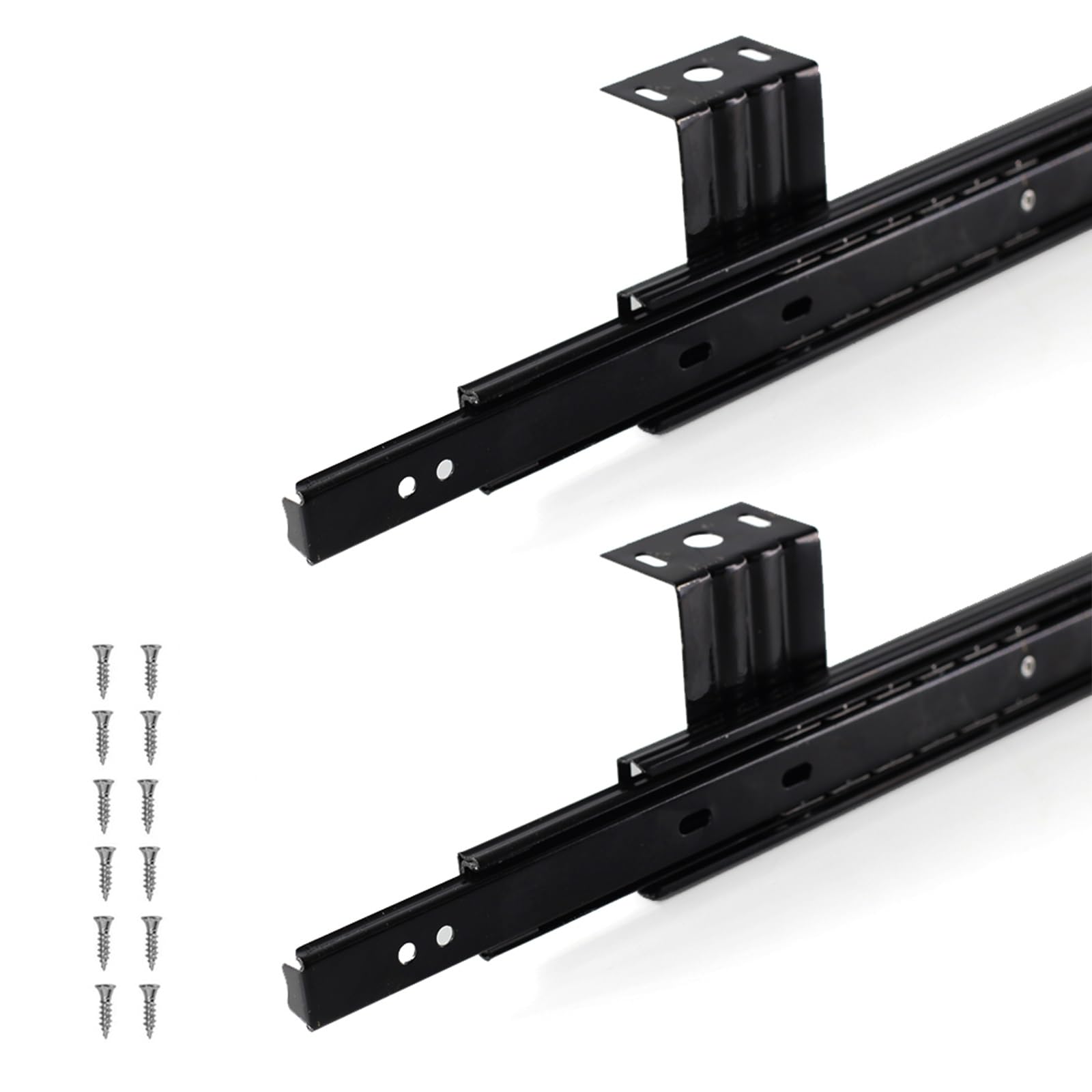 Guías metálicas para cajones mecánicas, riel deslizante de 240mm para reparar muebles