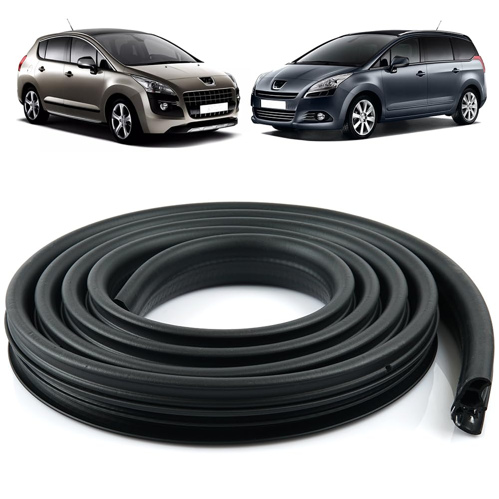Robust Car Parts Black Robust Front Door Weatherstrip Seal For Peugeot 3008 5008 9676798080 9814855880 2008-2016