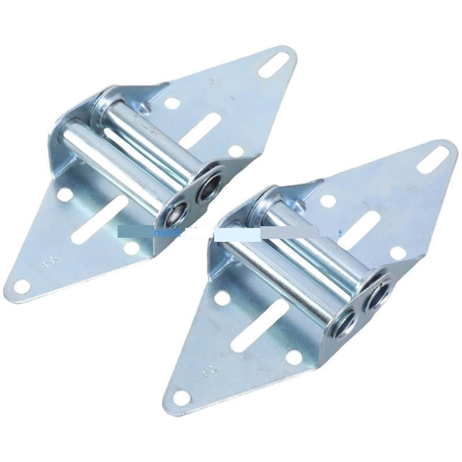 Garage Door Bracket 2Pcs Garage Door Replacement Hinge Flap Track Heavy Duty Iron Hardware for Residential Doors(Hinge No. 2)
