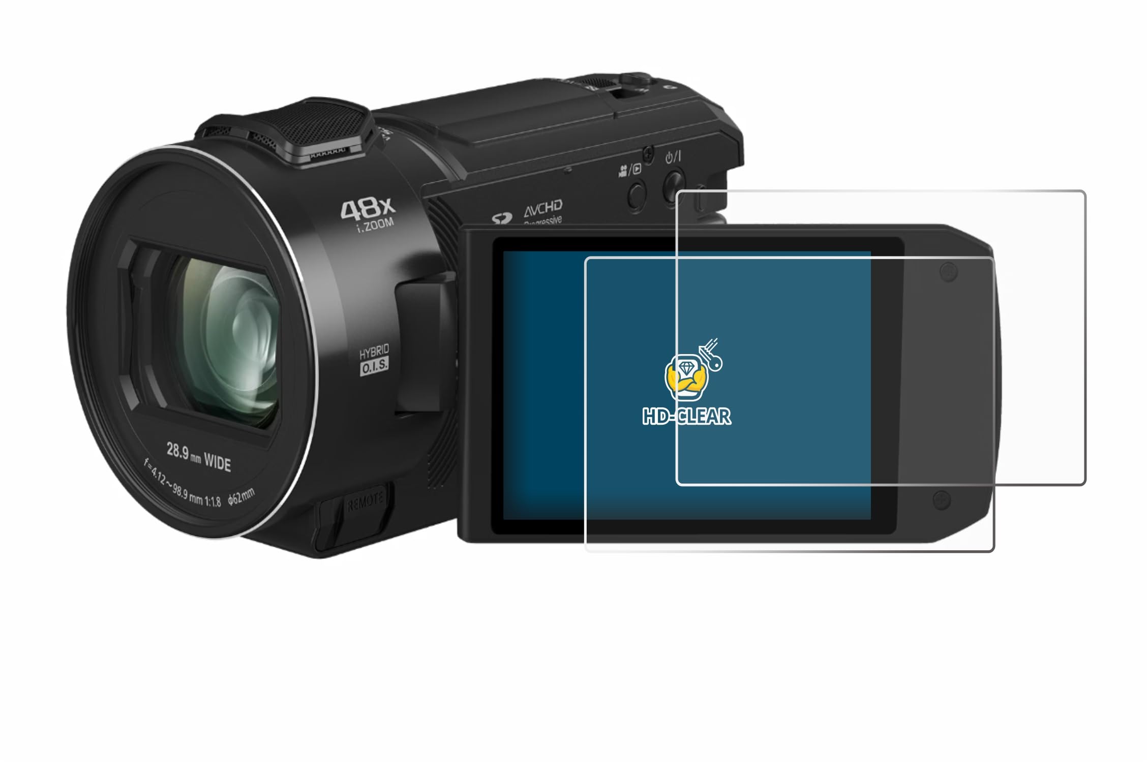 brotect Screen Protector Compatible with Panasonic HC-V900 (2 Pack) - HD-Clear Protection Film