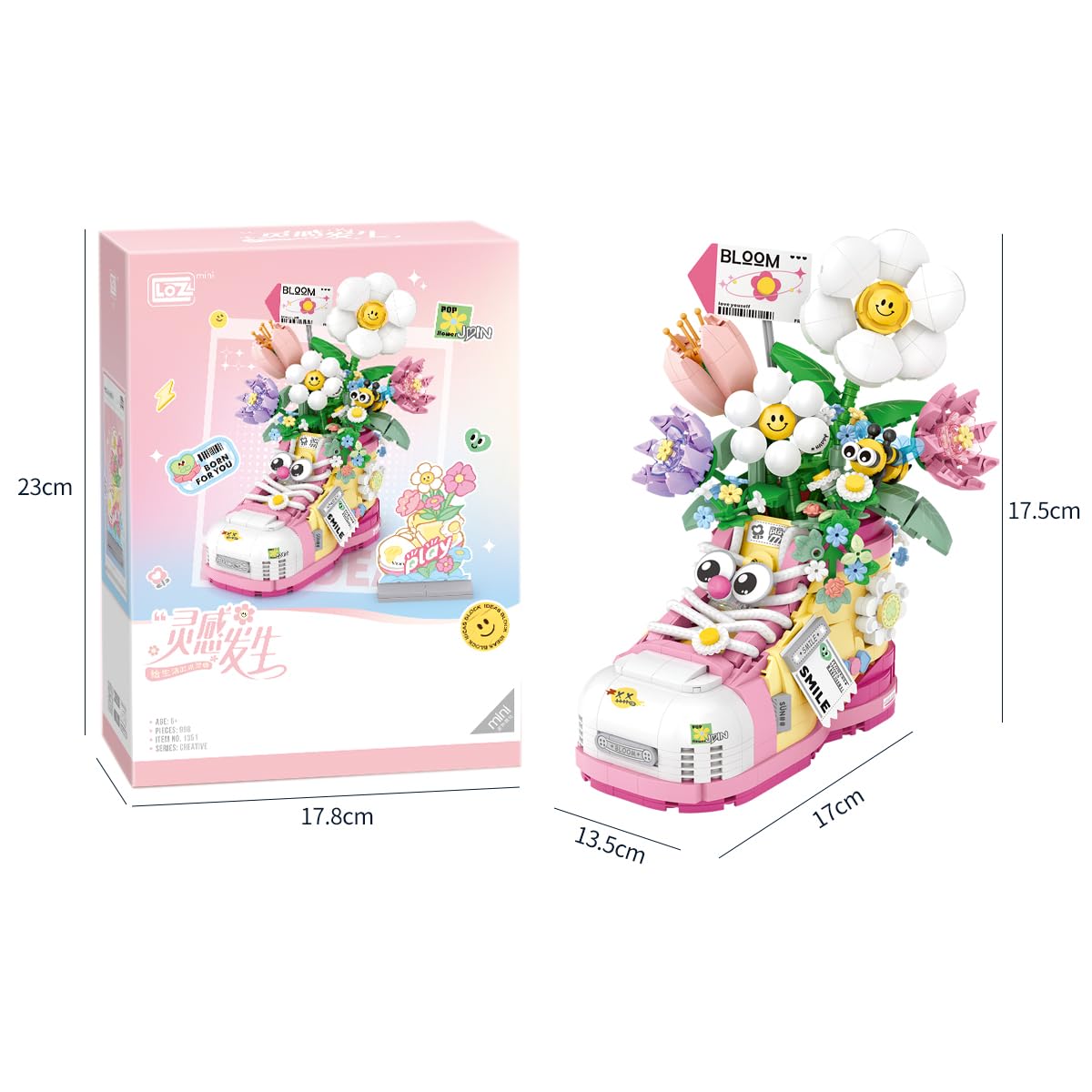 Ensemble Blocs Construction Bonsaï Lys - Plante Fleur Artificielle LEGO Pour Adultes Et Enfants