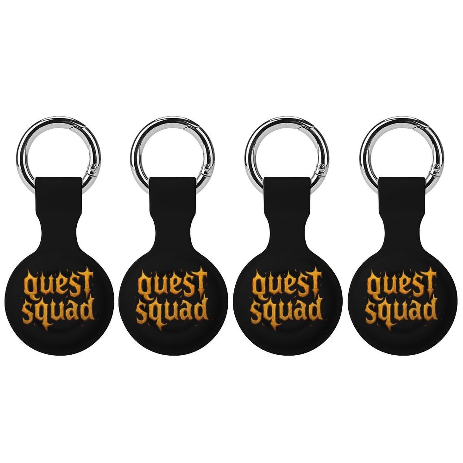 Quest Squad Kompatibel mit Airtag GPS-Hüllen, 4 Stück