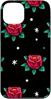 Vista 7 de Roses Fifties Black Red Rockabilly Pinup Rose Retro Fashion Case for iPhone 17