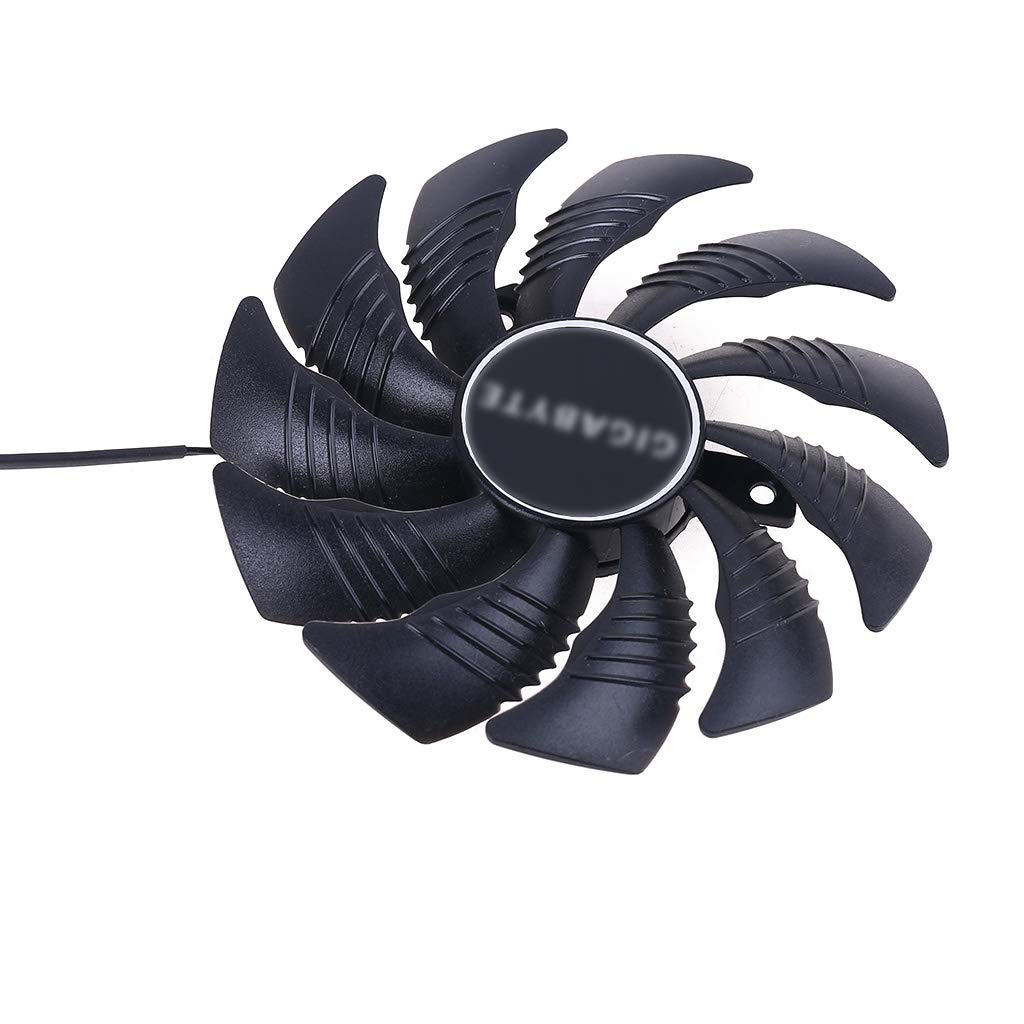 Ocobudbxw Radiador de computadora 88mm PLD09210S12HH ventilador de enfriamiento de 4 pines para tarjeta gráfica Gigabyte GeForce GTX 1660
