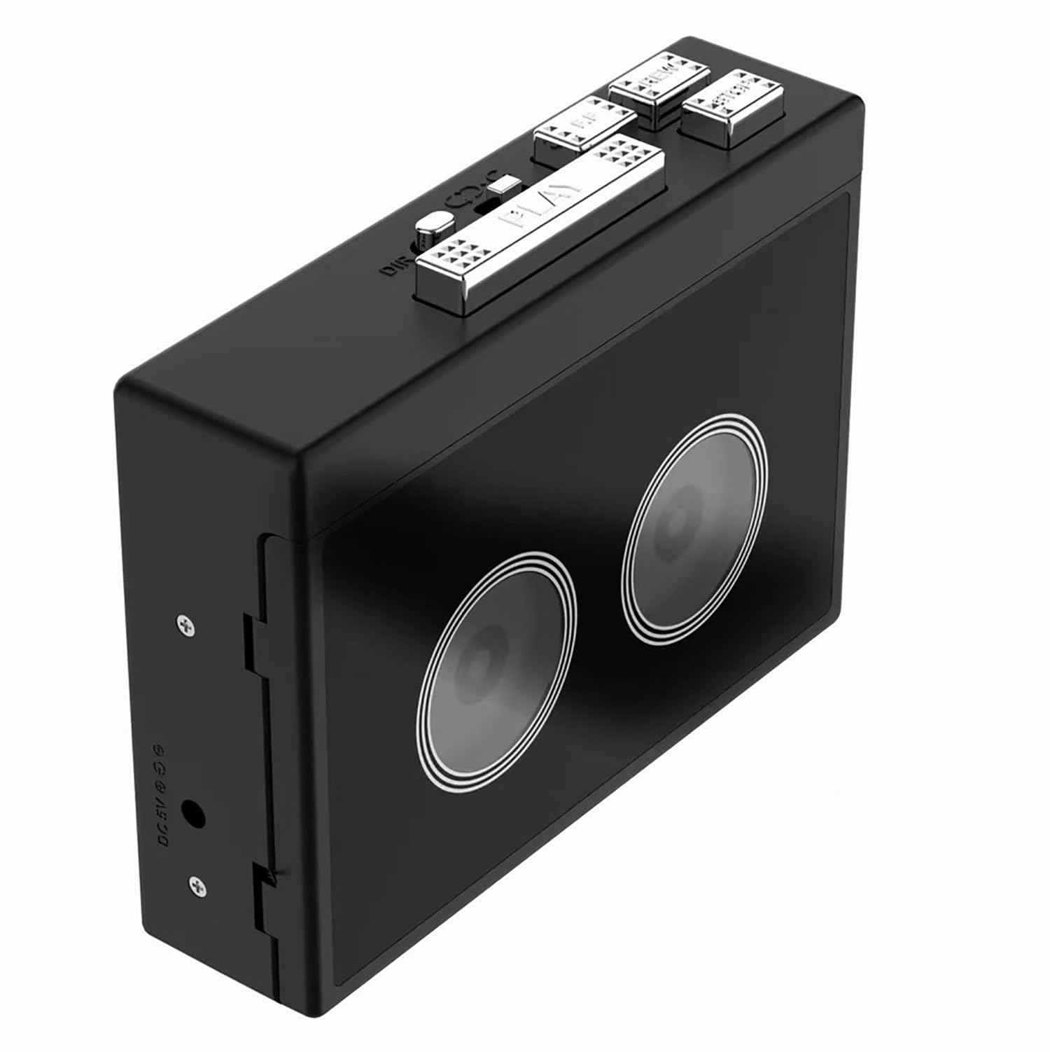 WDWDW Cassette Player Bluetooth CD Boombox Portable Radio Portable Wireless with,Playback,Fast Forward,Rewind,Auto Flip and Functions