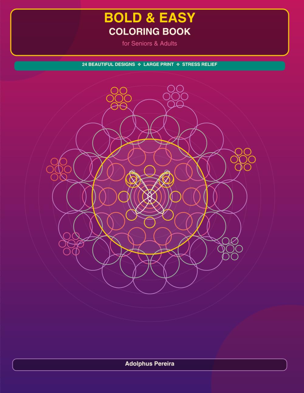 Bold & Easy Coloring Book for Seniors