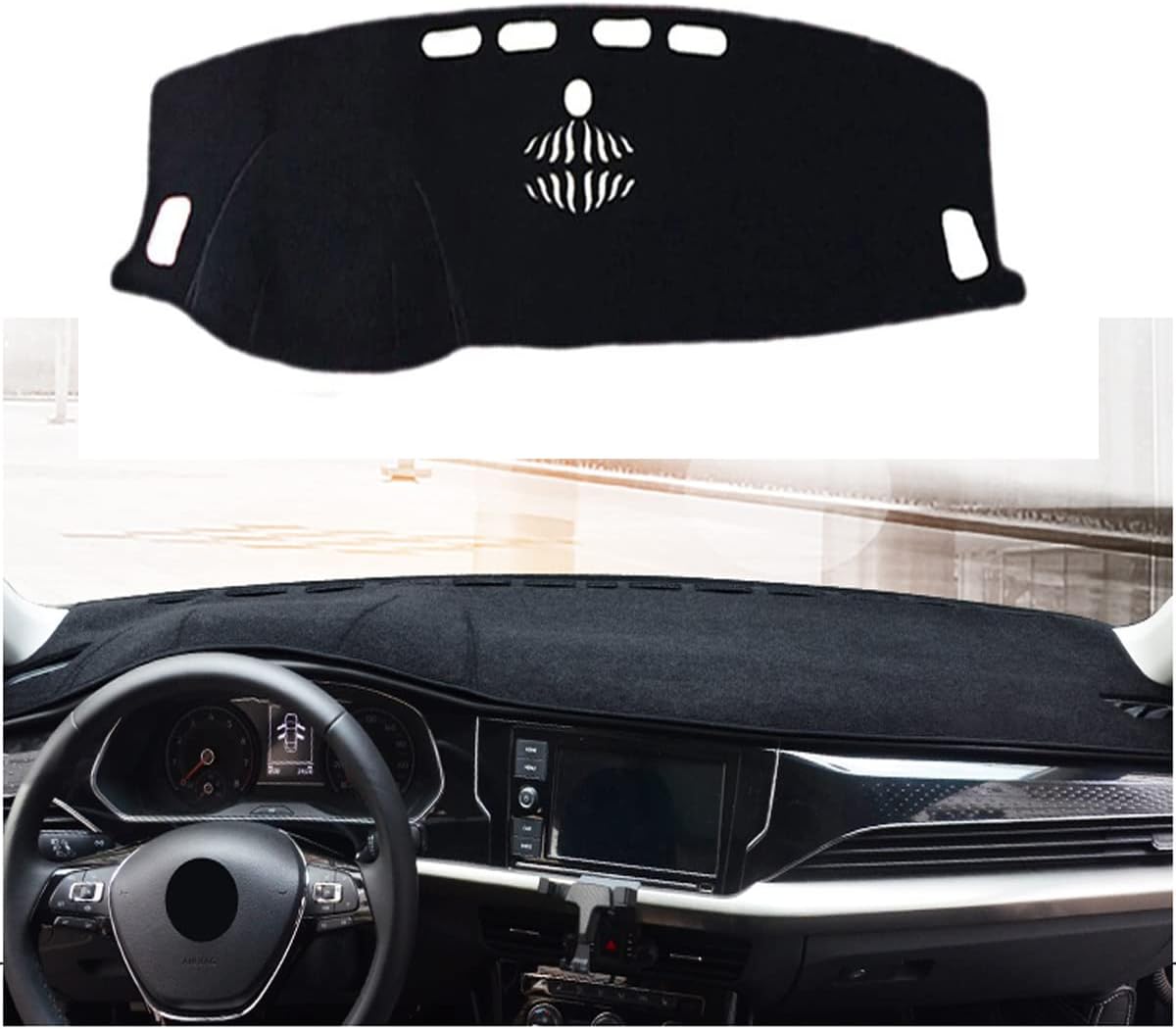 New 1pcs Luxury DashMat Dash Carpet Dash Covers Dashboard Cover for Kia Sportage 2016 2017 2018 2019 2020 2021