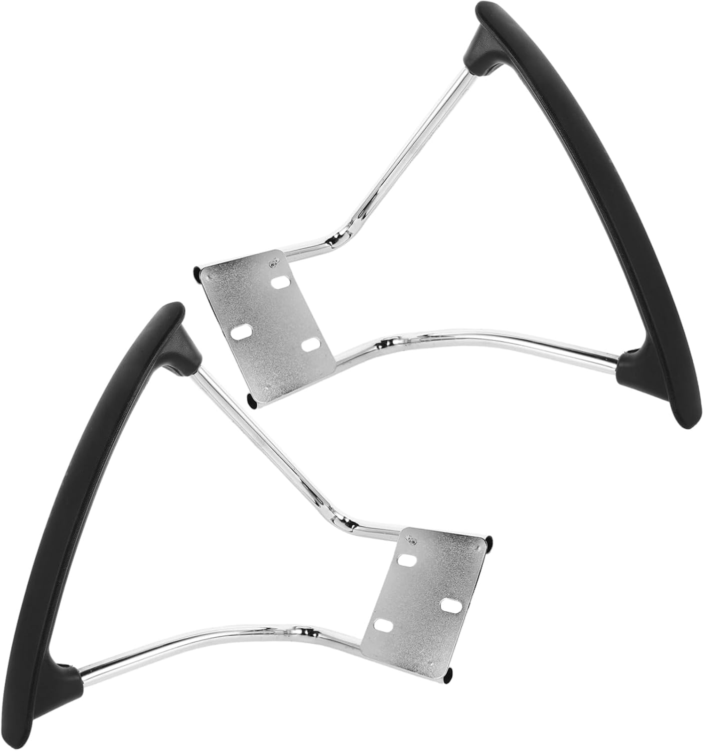 2pcs Office Chair Armrests Bracket Set Armrest Replacement for Office Gaming and Home Chairs