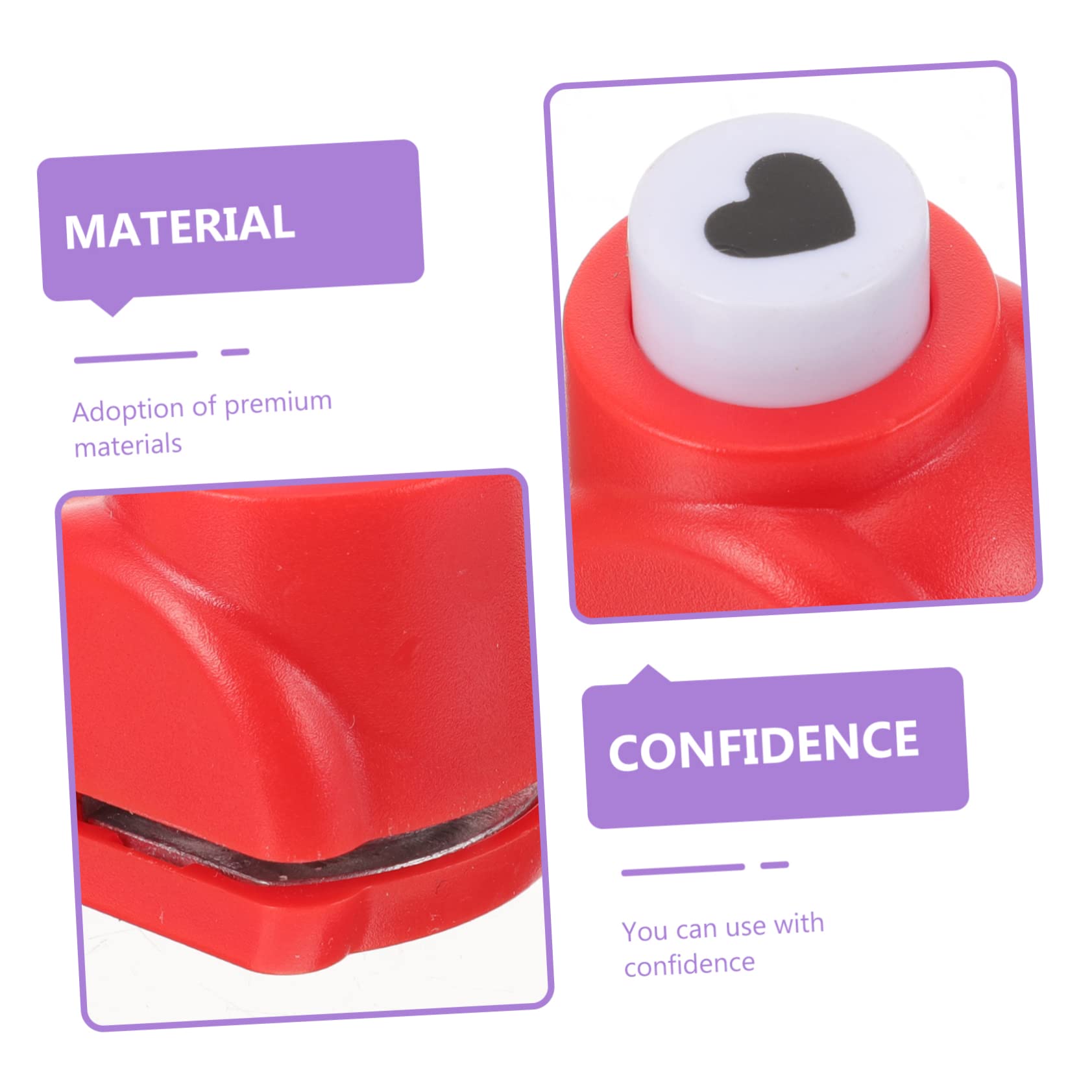 Lurrose 16 Pz perforatore per carichi pesanti perforatore di carta sfogliatrice singolo forme di perforazione perforatrice Metallo album bambino addominali