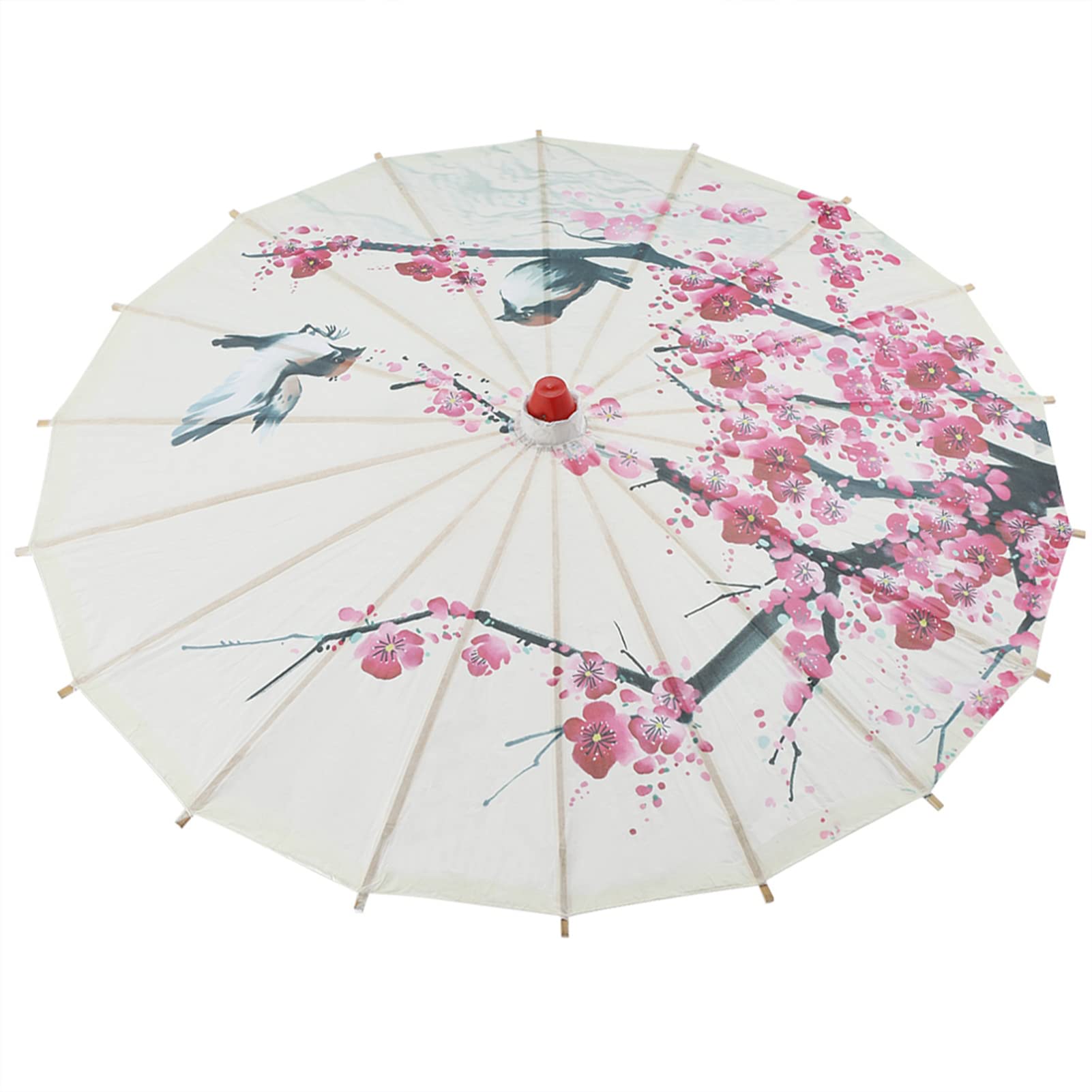 Tbest Ombrelle Asiatue, Ombrelle Japonaise,Paluies Japonais pour Femmes,Paluie en Papier Huilé Fait Main De Petite Taille Paluie De Danse Classue d'art noileur De Prunier