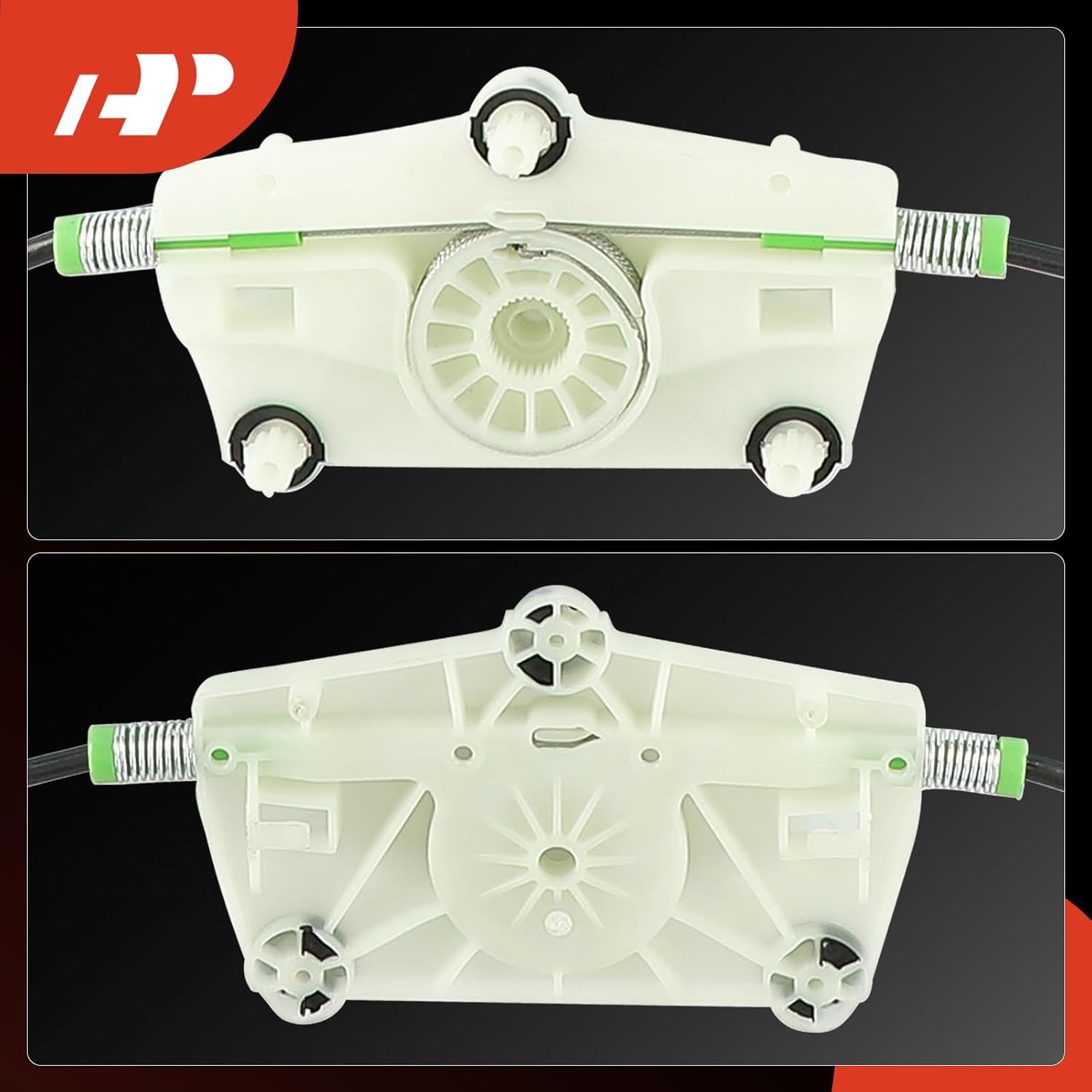 A-Premium Electric Power Window Regulator Without Motor Compatible with Audi Q7 2007 2008 2009 2010 2011, Front Right Passenger Side