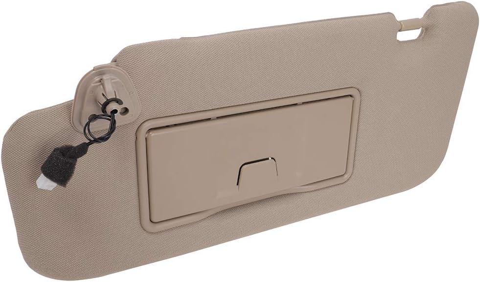 ECCPP Beige Car Sun Visor Left Driver Side Windshield Visor fit for 2006-2008 for Murano with Sunroof