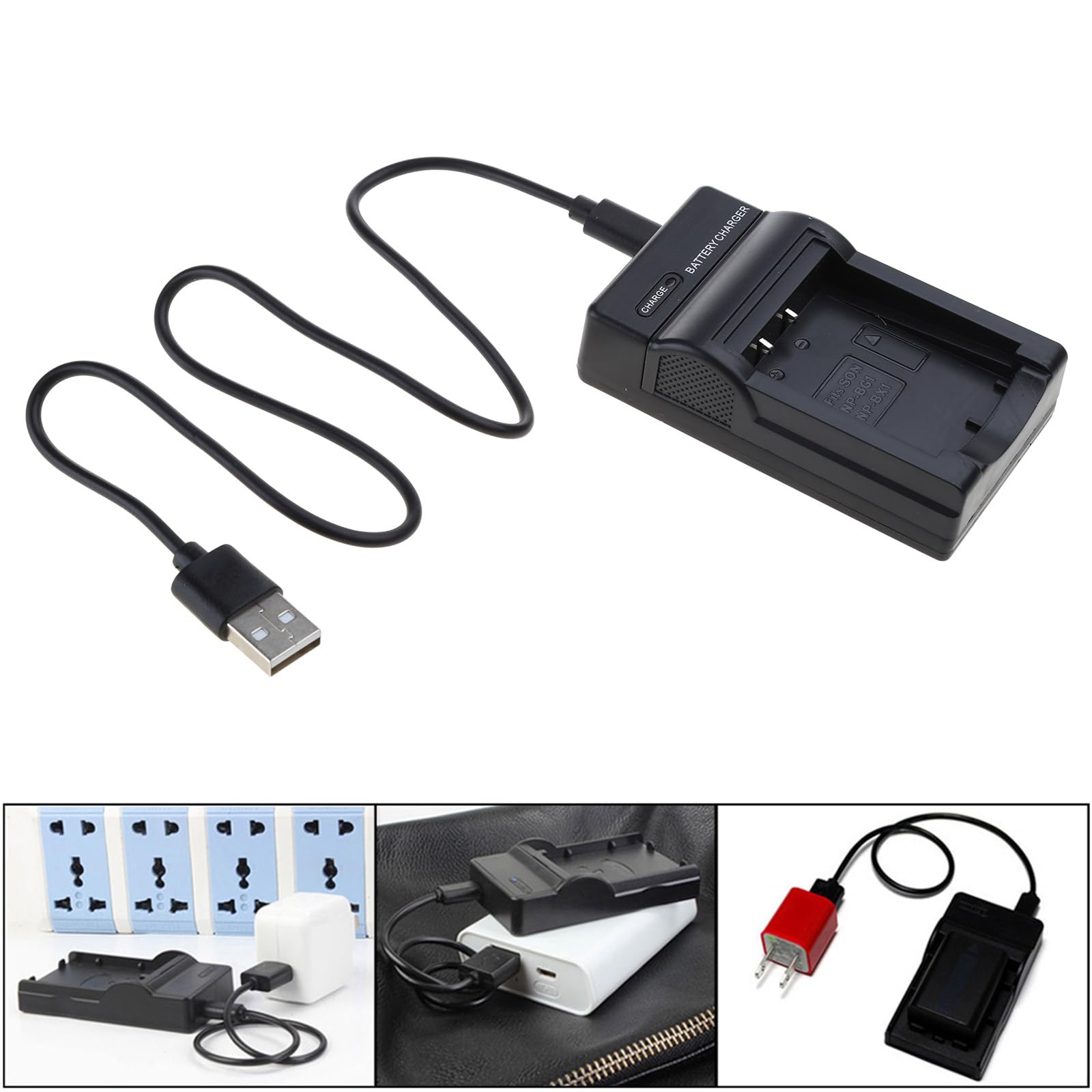 Amazon.co.jp: UNTERING NP-BG1 USB バッテリー充電器 CyberShot DSC 