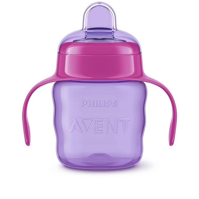 Philips Avent Classic Soft Spout Cup, 200ml (Pink/Purple)