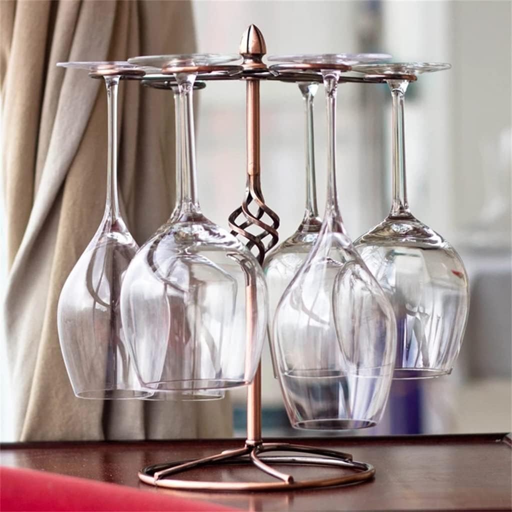 Z&amp;y GLAa 古典的なワイングラスラックフック錬鉄上の皮肉なゴブレットホルダーメタル/a/35Cm * 18Cm * 2