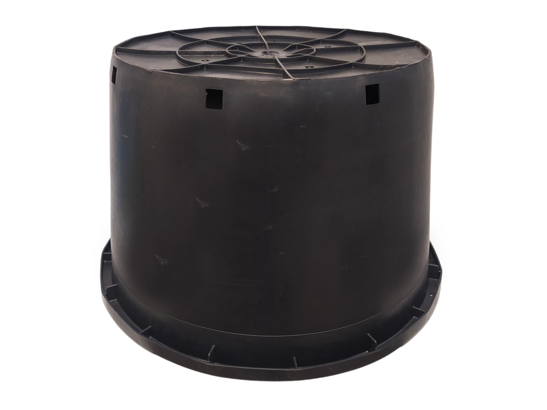 NG NICCOLAI VASO TINOZZA MASTELLO DI GRANDI DIMENSIONI SENZA MANICI CON FORI PER ORTO GIARDINAGGIO E VIVAISMO VARIE MISURE 100% PVC RICCLATO (LT. 230 (Ø85/80 cm - H. 55 cm))