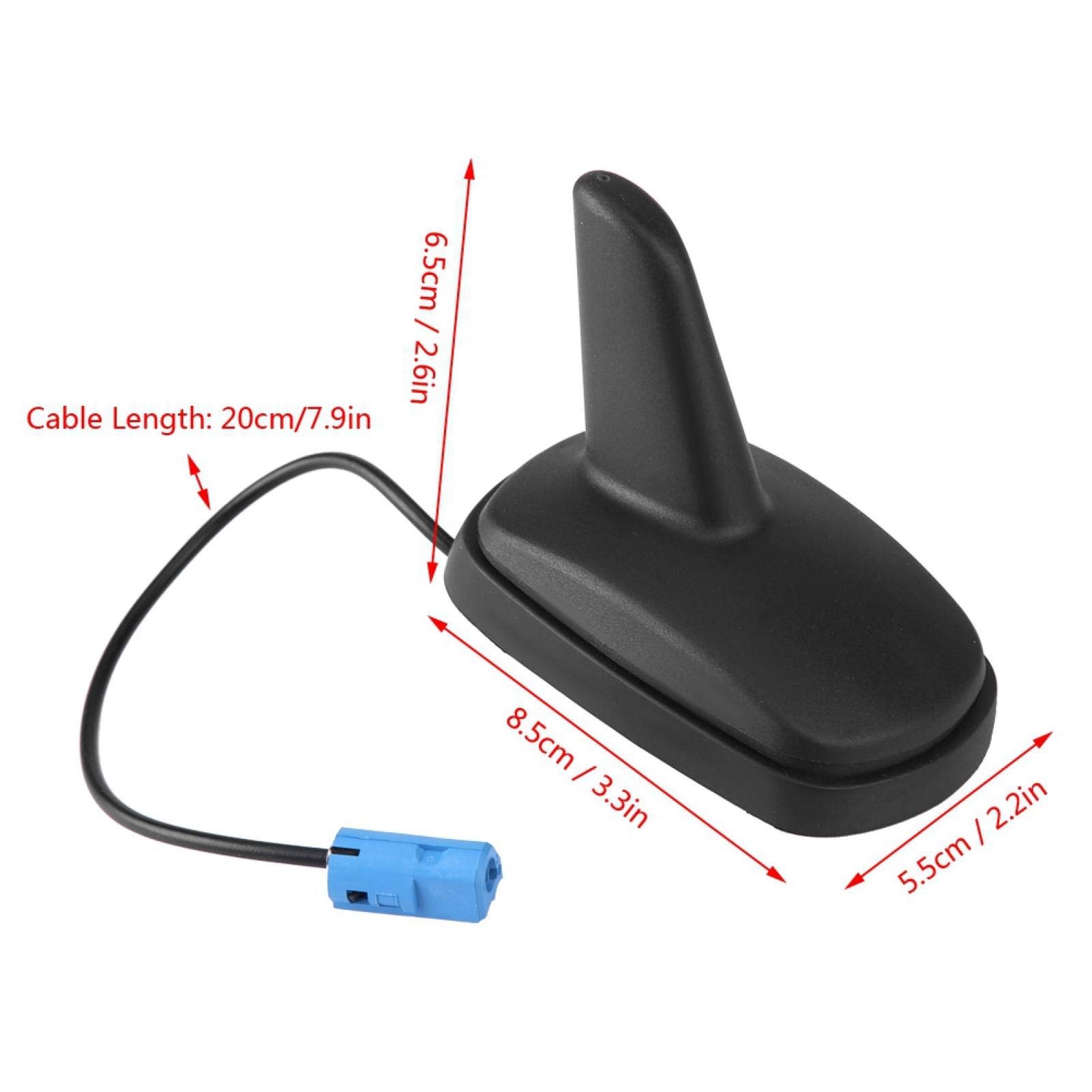 Antena para Techo de Coche, Antena de Aleta de tiburón para Techo de Coche, Compatible con Opel Astra Zafira Vauxhall Vectra, Accesorios de instalación y reparación de automóviles