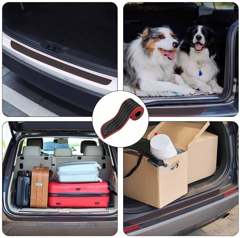 Heckstoßstangenschutz Für Skoda Karoq 2017-2025 - Gummi, Kratzfest, 104cm