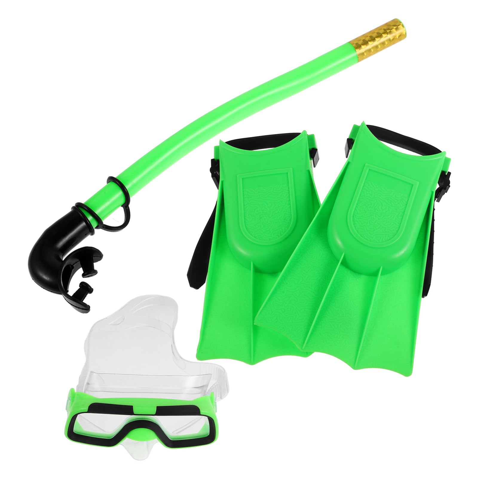 INOOMP 1 Set Set with Fins Durable Snorkeling Gear for Comfortable for All Face Shapes for Ocean Adventures Kit