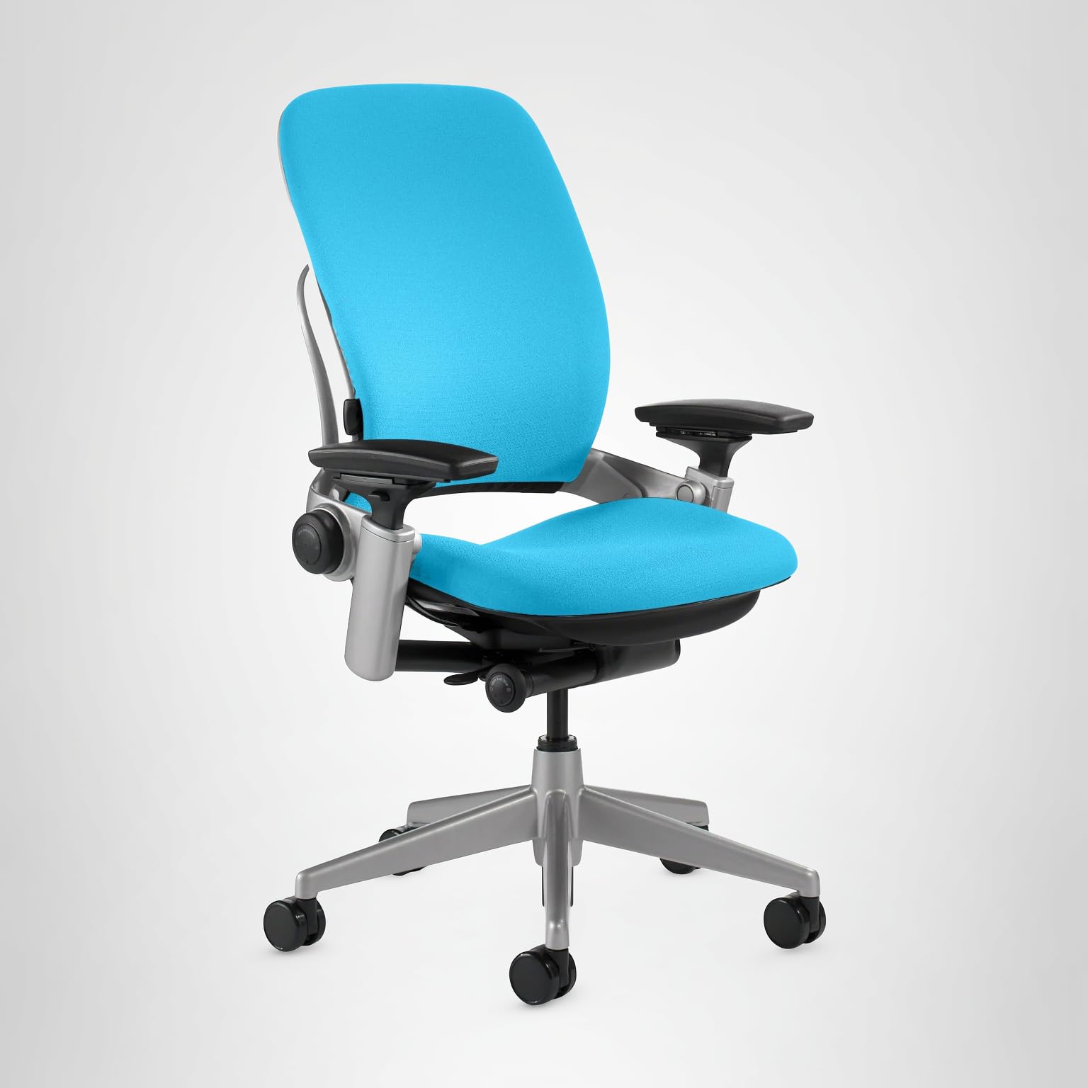 Steelcase Leap V2 ブルー デスクチェア Amazon.com: Steelcase Leap Office Chair - Ergonomic Work Chair