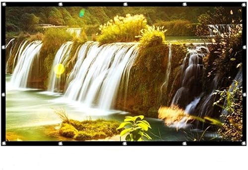 Pantalla de proyector, lanzamiento plegable 169 proyector 60 70 84 100 120 pulgadas blanco pantalla de proyección al aire libre TV pantalla de