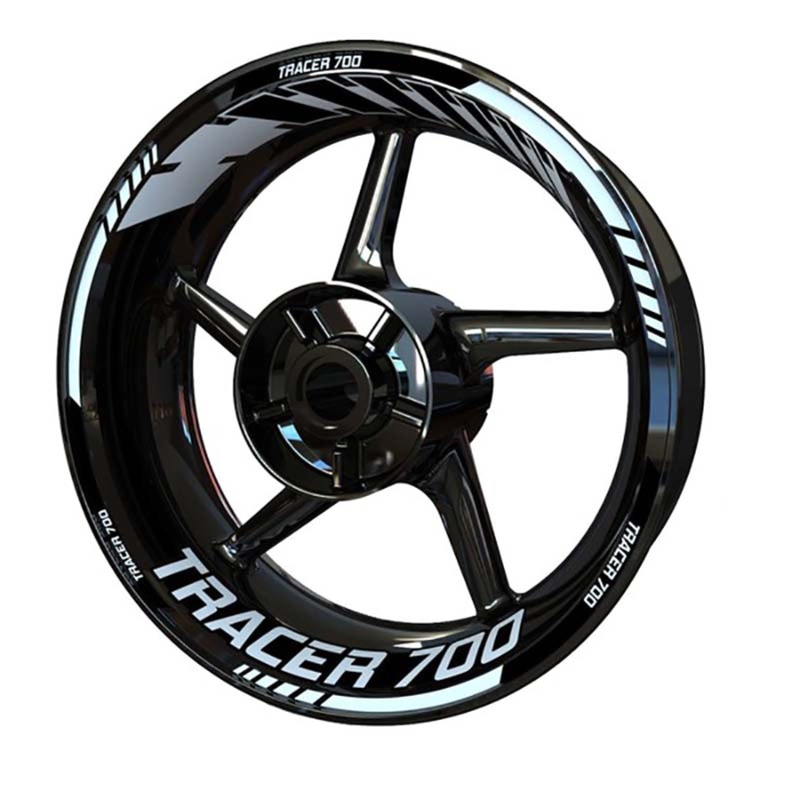 Motorcycle Accessories Wheel Sticker for Yamaha Tracer 9 900 7 Gt 9gt Motorbike Rim Decal Decorative(Color13)