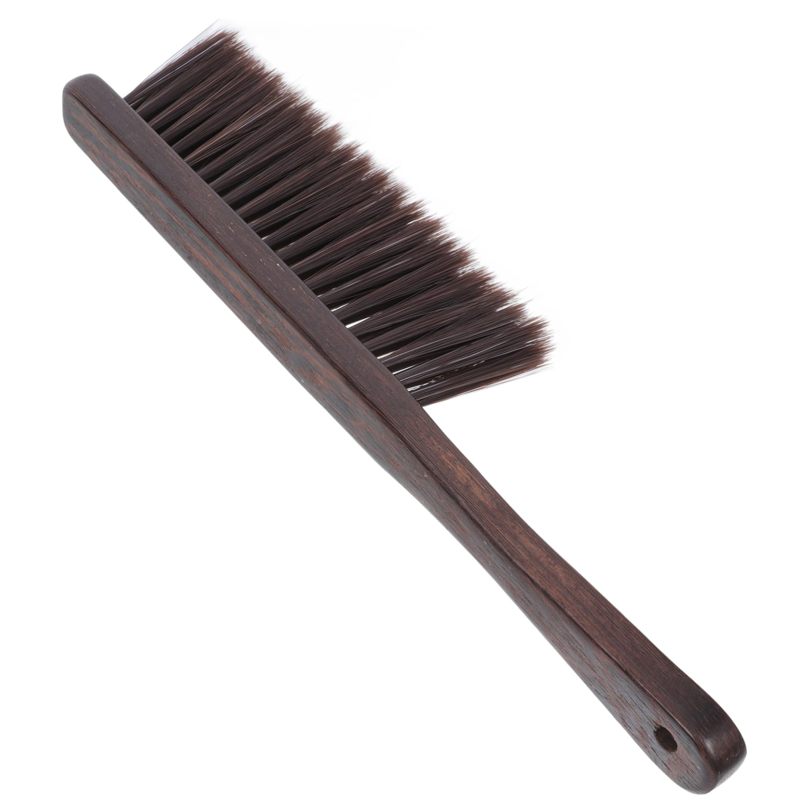 Ciieeo Ergonomic Wooden Handle Dust Brush Soft Bristle Bench Brush for Handheld Broom Cleaning Brushes for Household Use
