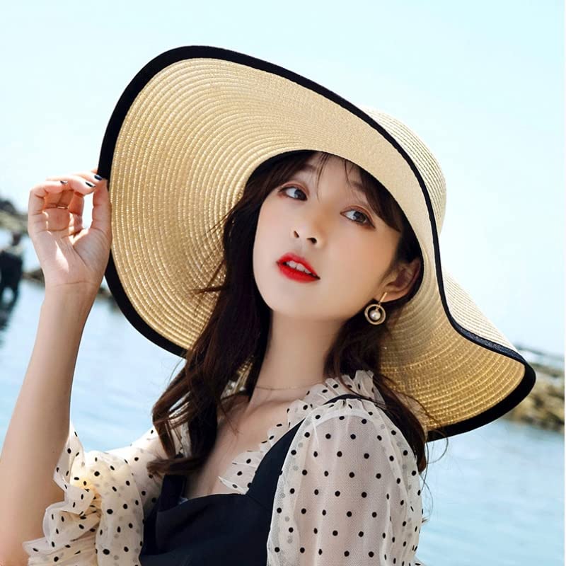XGOPTS Cappello Da Sole A Tesa Larga Donna - Reversibile, Pieghevole E Traspirante - 4