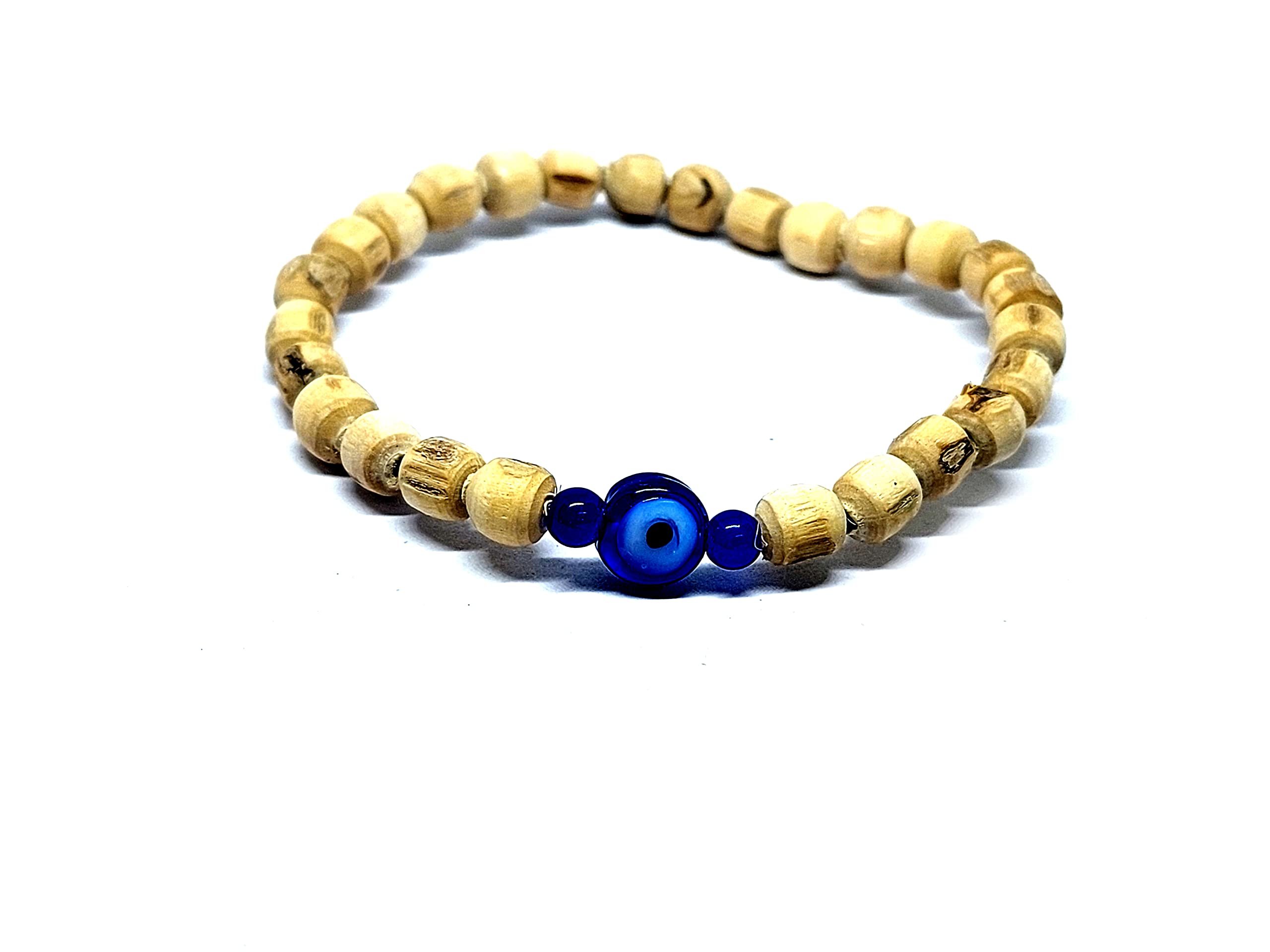 ASTROGHAR Natural Auspicious Tulsi ji Evil Eye Bracelet For Men and Women (B0B1J332TB) Amazon Price History, Amazon Price Tracker