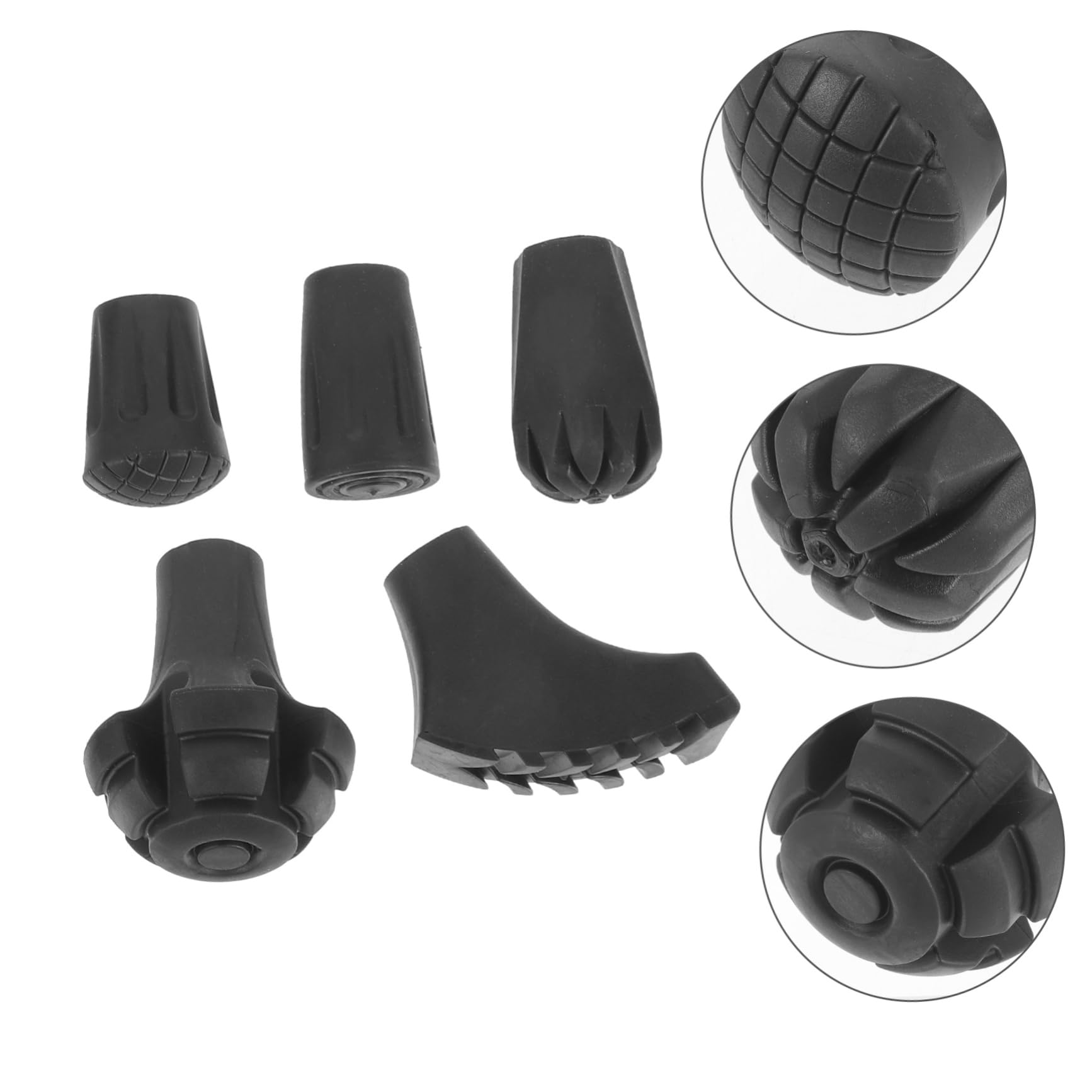 Supvox Trekkingstockpolster Krückenpolster Für Die Achselhöhlen Unterlage Sitzstangen Krückenpolsterung Tipps Zum Austausch Von Trekkingstöcken Wanderstöcke Griffe Black Gummi 5st