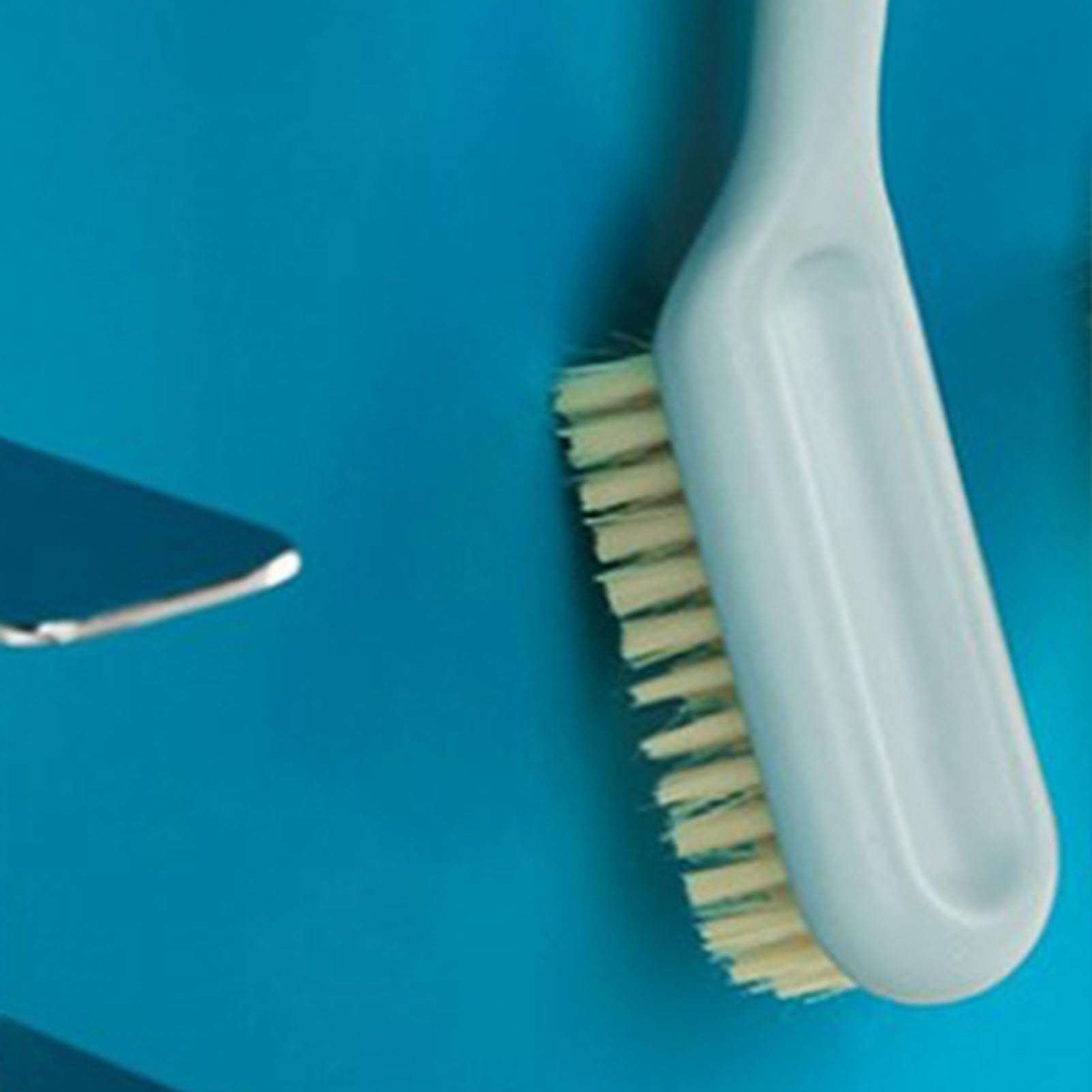 Fulenyi Brosse à Récurer Souple Pour Chaussures - Poignée Incurvée, Facile à Suspendre, Résistante Pour Sport, Bottes, Baskets