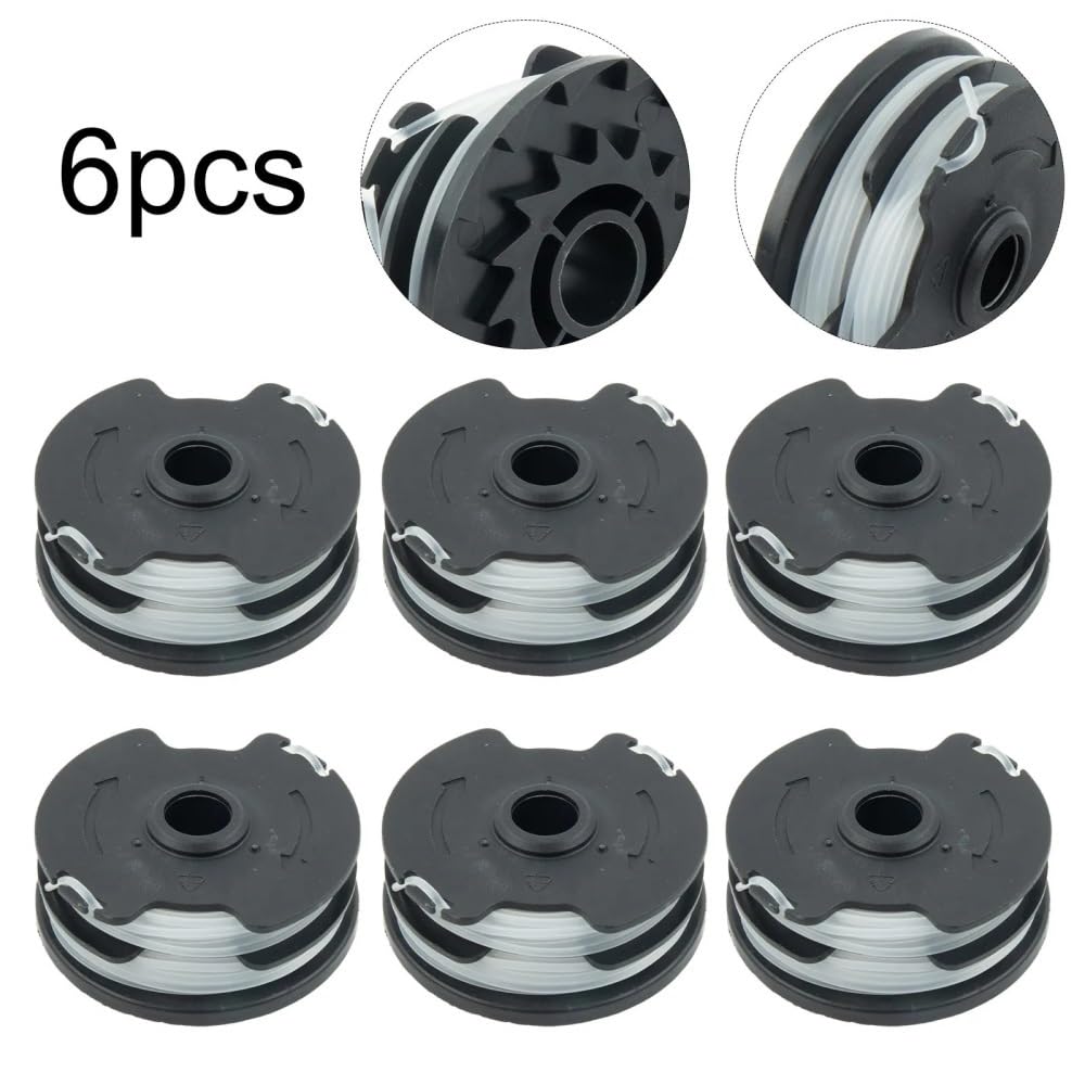Bobines de Fil de Rechange 1/6 pièces, adaptées aux Cordes de Jardin Parksi Cordle Gras Trimm PRTA 20-Li A1, B2(6 Pack)