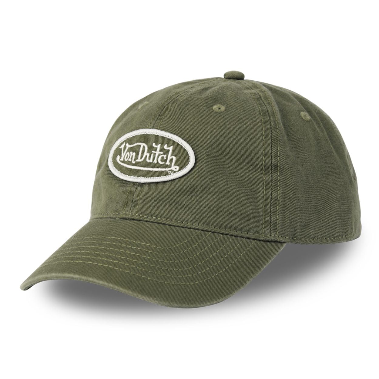 Von Dutch Men's & Women's Cap, Dad Hat, 100% Cotton, Adjustable, Green Size TU